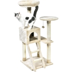 Amazon Basics Árbol para gatos extragrande con cueva y escalera